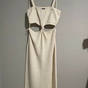 EXPRESS front knot midi dress